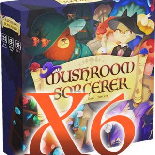 6 set of Mushroom Sorcerer Core Game