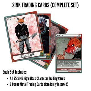 SINK Trading Cards (Complete 25 Card Set)