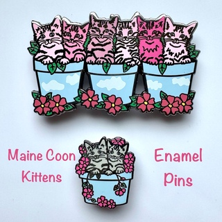 2 Kittens pin
