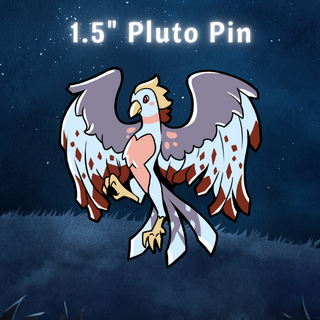 Pluto Phoenix Planetary Pin