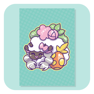 A6 Postcard - Easter Fluffy Sheep