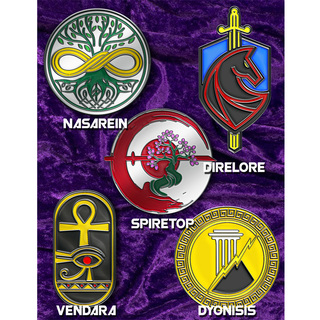 Kingdom Logo Pins-Set of 5