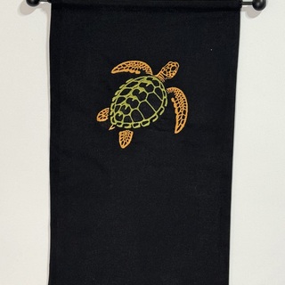 Endangered Sea Turtle pin banner