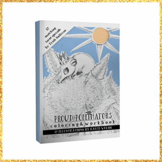 Proud Pollinators Tarot Coloring Book