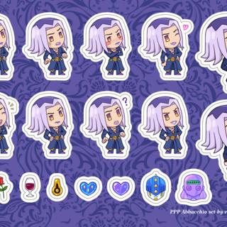 Sticker Sheet: PPP Leone Abbacchio