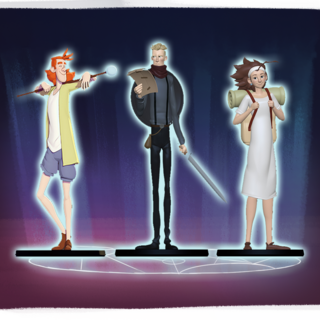 3x Limited collectable figurines: Wilhelm, Vito and Amerath