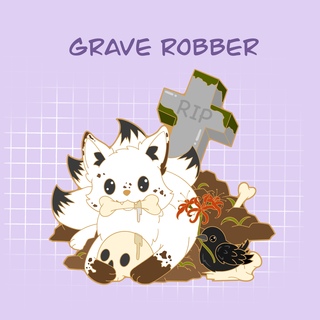Grave Robber Enamel Pin