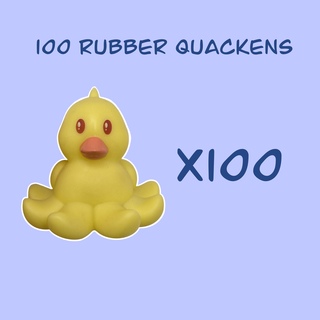 100 rubber quackens