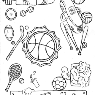 Garbage Day Neoprene Sports Room Playmat (9.5 x 8.5 Inches)