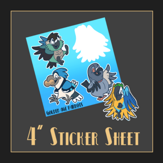 4" STICKER SHEET