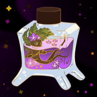 Enamel Pin: Girldrake Ink Bottle