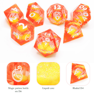 Magic Potion Dice Set (Magma Caster)