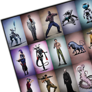 BURNT FLESH & BORROWED GLOVES: Sleeve Catalogue Poster