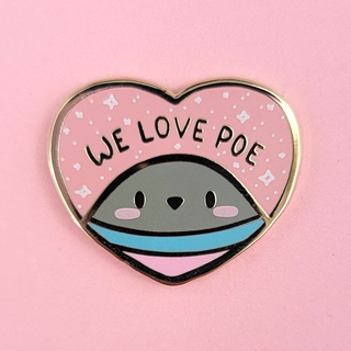Love Heart Poe Pin