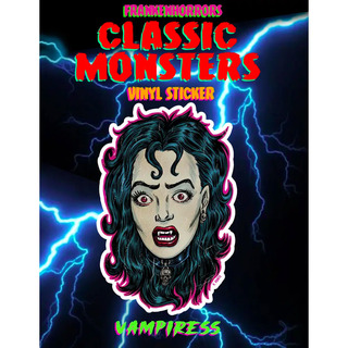 FrankenHorrors VAMPIRESS Sticker
