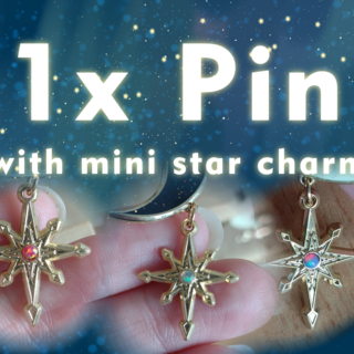 Pin with Star Charm