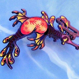 Trapped Souls Sea Dragon Pin