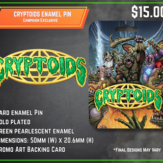 Cryptoids Enamel Pin