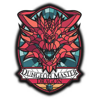 Dungeon Master Dragon Pin