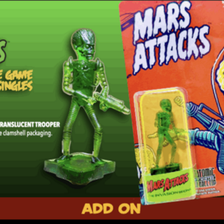 Mars Attacks Trooper 3D Game Piece