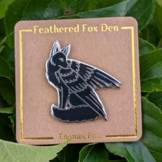 Crow Fox Pin