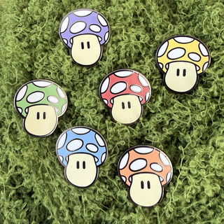 Pride Mushi Power Pins