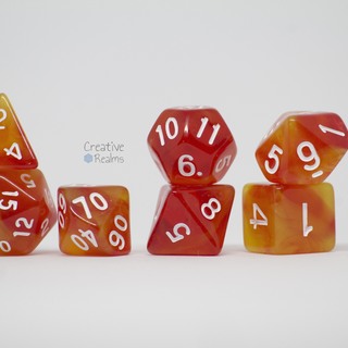 Dice Set Rising Phoenix