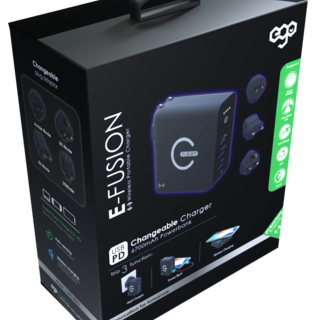 E-Fusion - 3in1 wall charger|power bank|wireless charger