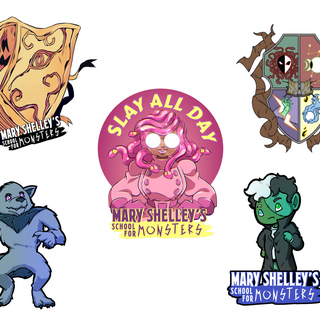 School for Monsters Sticker Pack