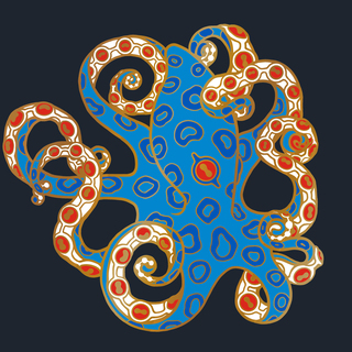 Octopus Pin - Gold