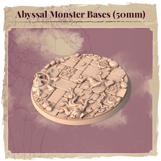 Abyssal Monster Bases (50mm)