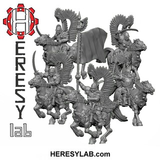 Amber Husaria Cavalry Resin