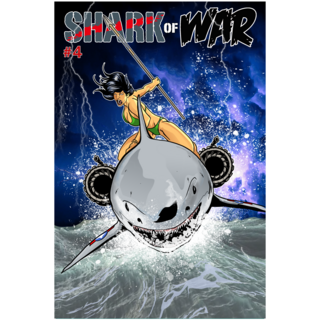 Shark of War #4 Brian Dawson Cover