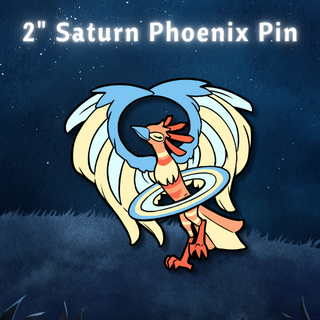 Saturn Phoenix Planetary Pin