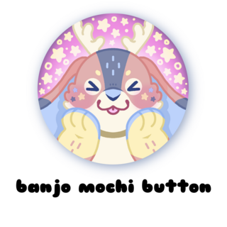 squishy mochi button of your choice!
