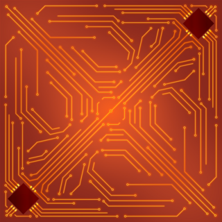 Fire Line Large Circuit Bandana