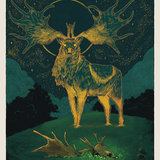 Irish Elk Art Print