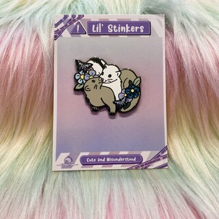 Lil' Stinkers - Ferret Enamel Pin