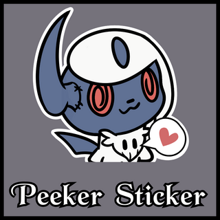 Abskyu Peeker Sticker