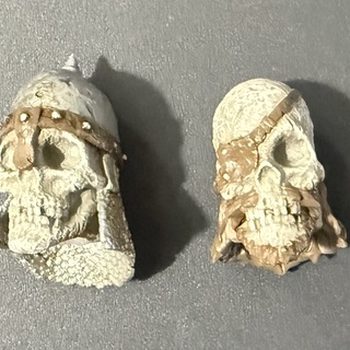 Pirate and Warrior Skull (Removable Heads)