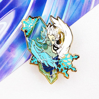 "Angel of Ice" Enamel Pin