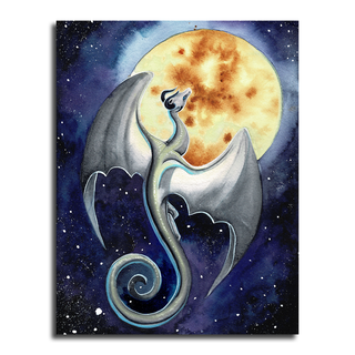 The Lunar Chakra 8.5 x 11 Print