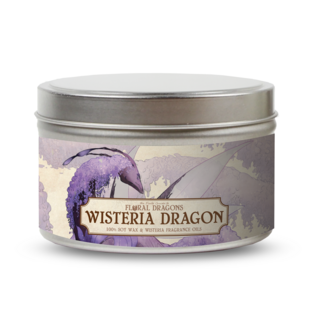 Wisteria Dragon Candle