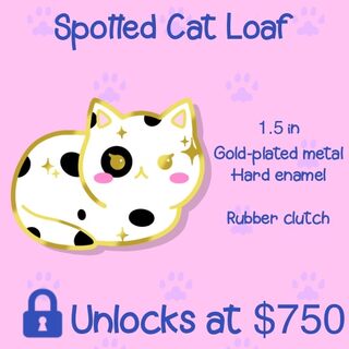 Spotted Cat Pin