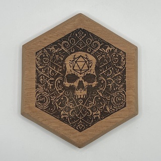 Beauty of Death WOOD Engraving