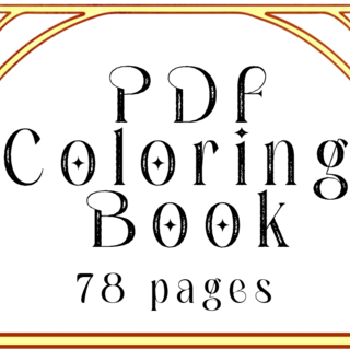 Digital Tarot Card Coloring book