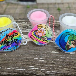 Squishy Pudding Keychain