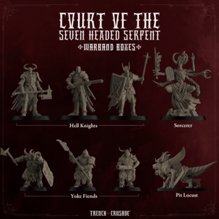 Court of the Seven Headed Serpent Warband - Physical