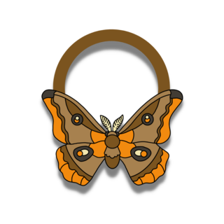 Fellowship Moth Pin
