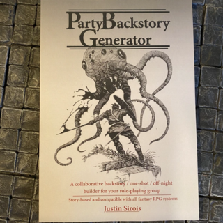 Party Backstory Generator Softcover